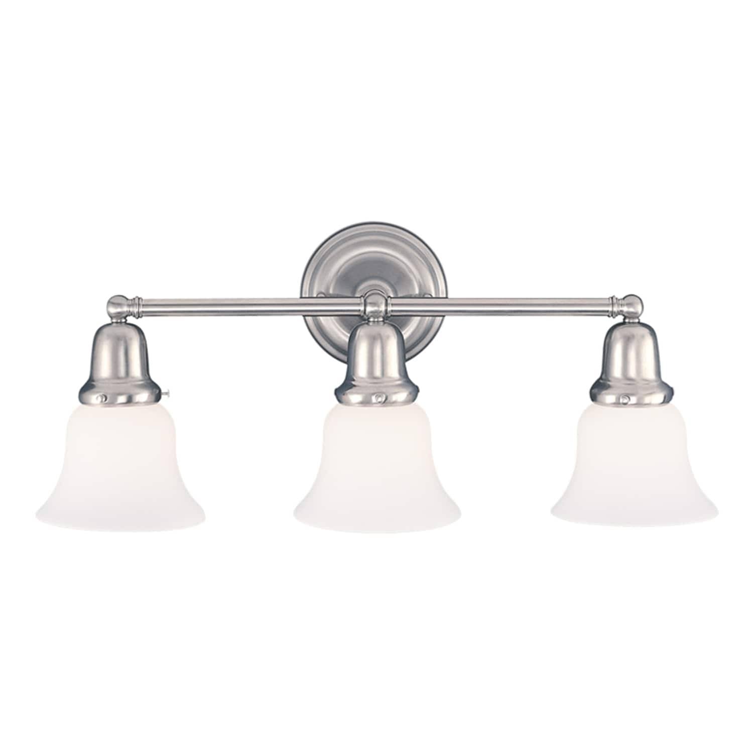 3 Light Bath Bracket, Satin Nickel X393522