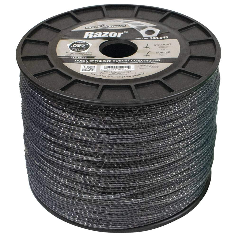 Silver Streak Razor Trimmer Line .095 5 lb. Spool, 1 Pack of 2 T535