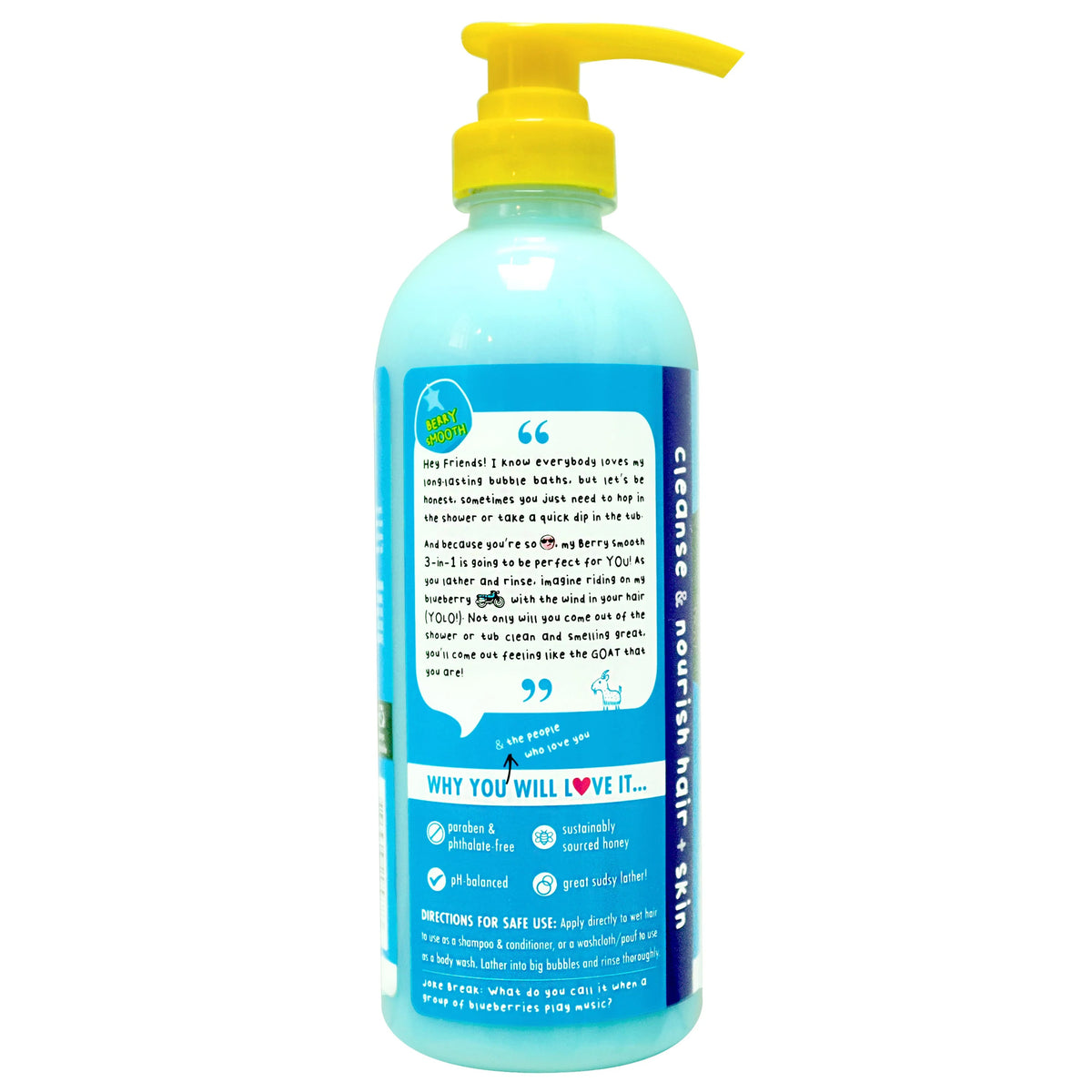 3in1 Body Wash, Shampoo & Conditioner, 20 fl oz X88473