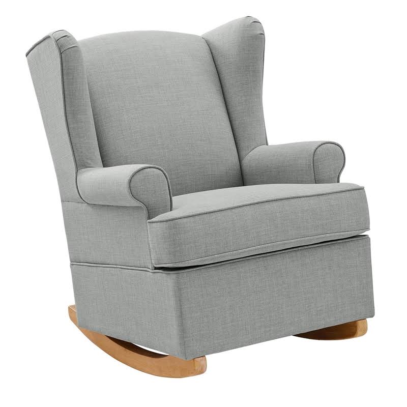 Gray Wingback Convertible Rocker W5055