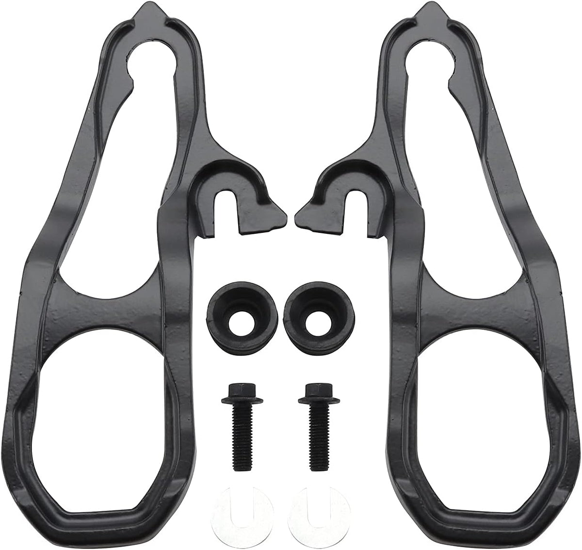 Black Steel Front Tow Hooks for Dodge Ram 1500 2019-2021 N2652