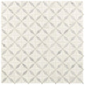 Polished Marble Mesh-Mounted Mosaic Tile M4272