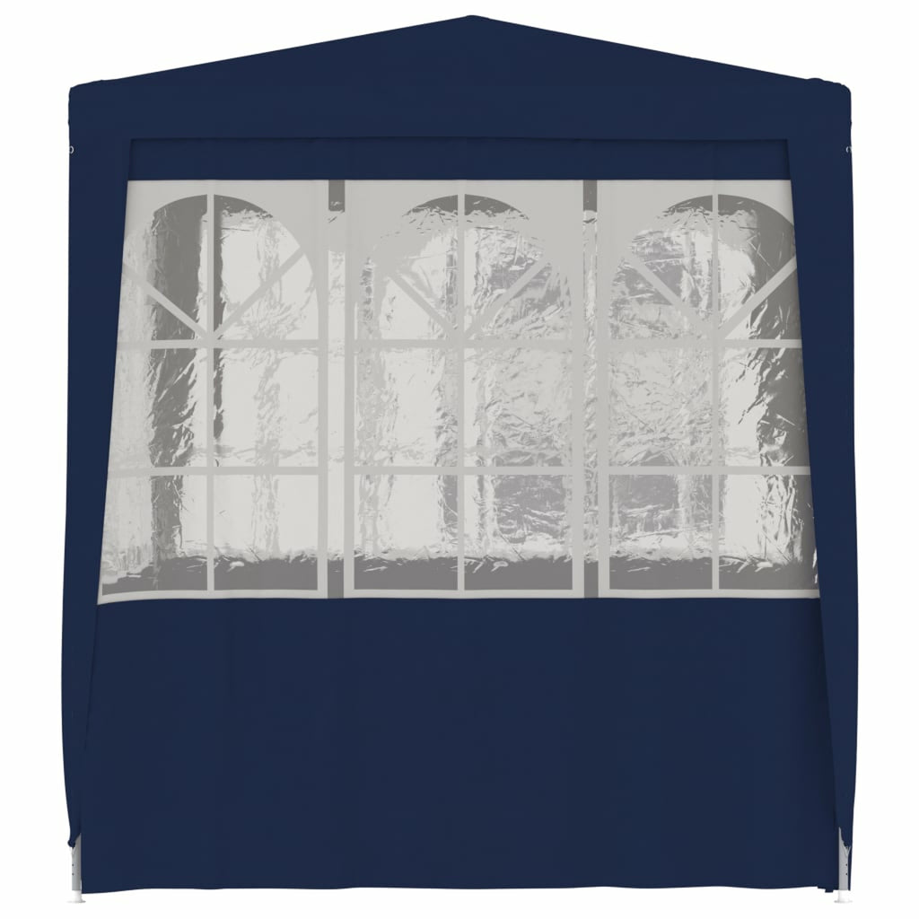6.6'x6.6' Blue Party Tent with Side Walls E154976