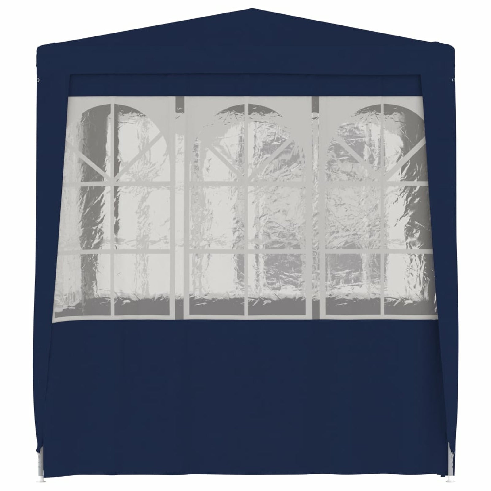 6.6'x6.6' Blue Party Tent with Side Walls E154976