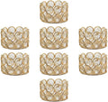 Gold Crystal Tea Light Candle Holders (Pack of 16) I339