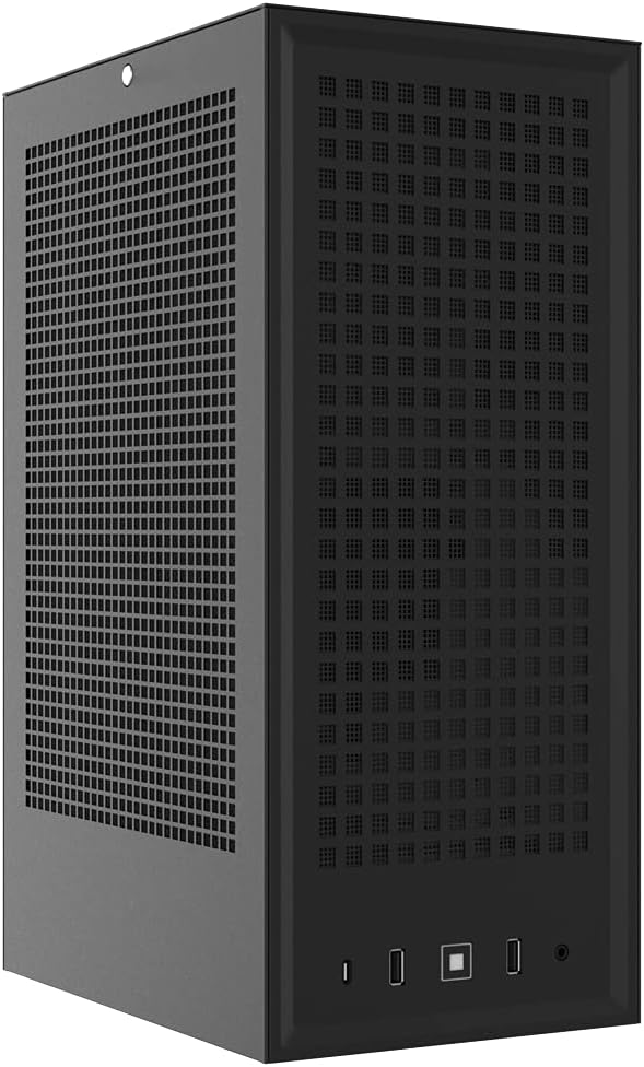 Black Small Form Factor ITX Computer Case with 700W Gold SFX Power Supply U214