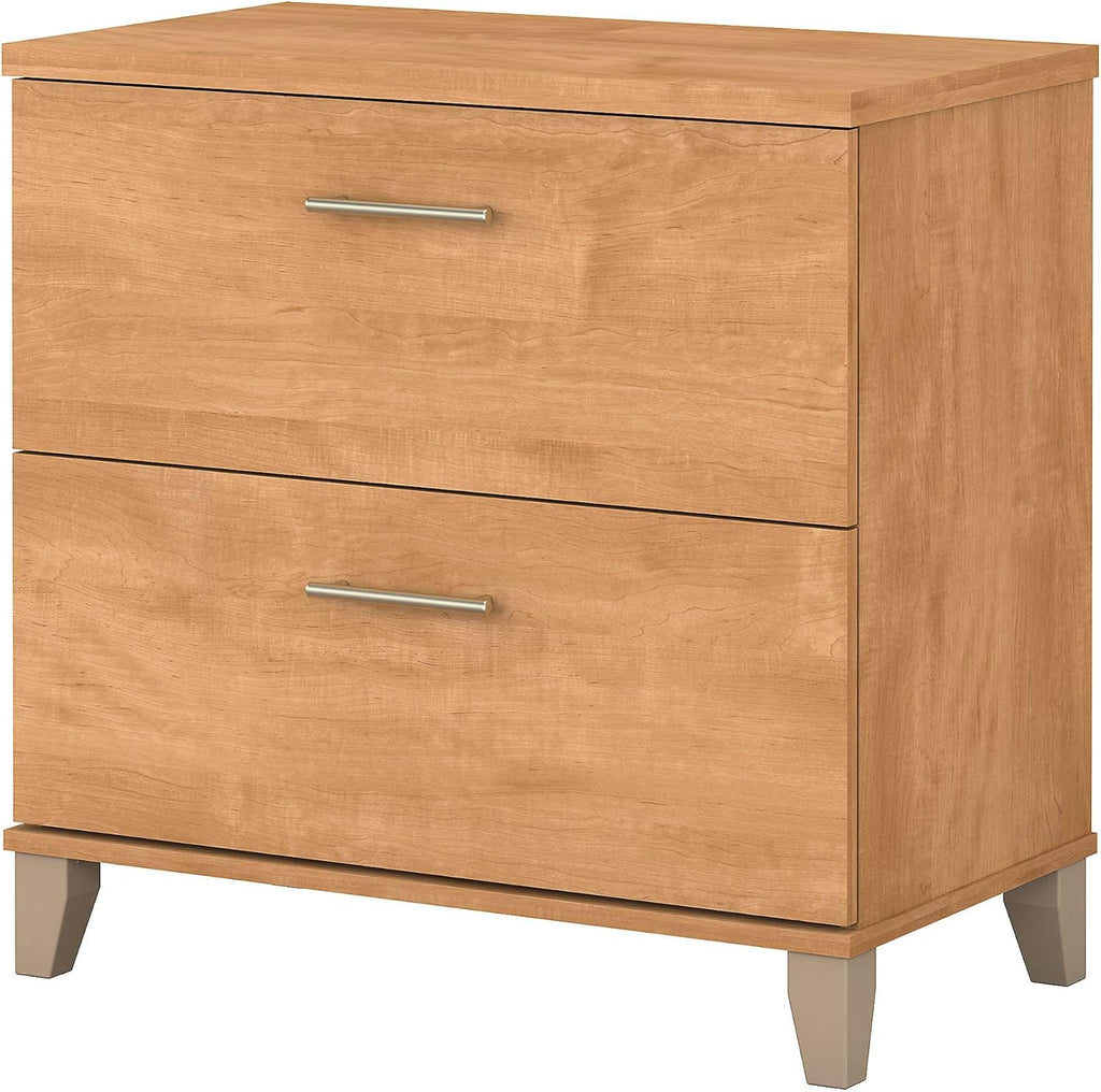 2 Drawer Lateral File Cabinet, Mocha Cherry L758417