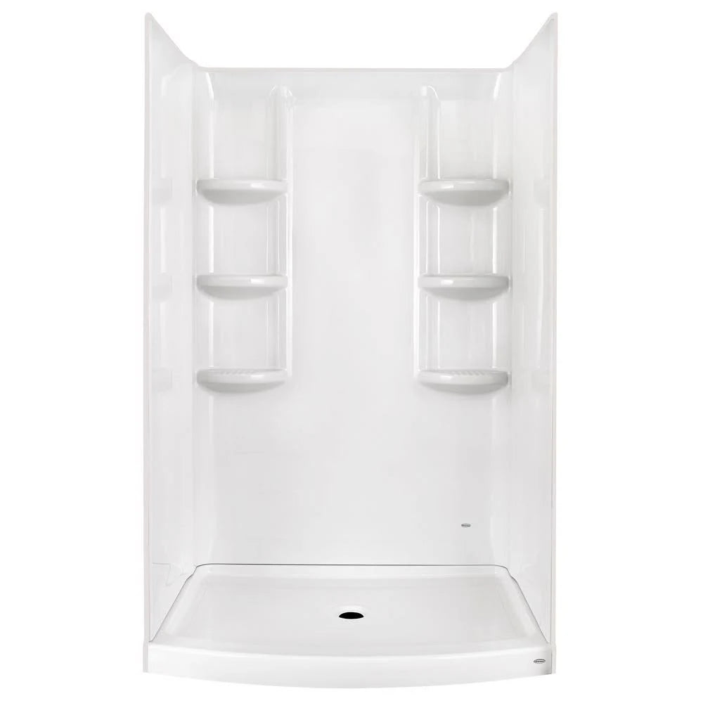 3-Piece Direct-to-Stud Shower Wall in Arctic White R834106