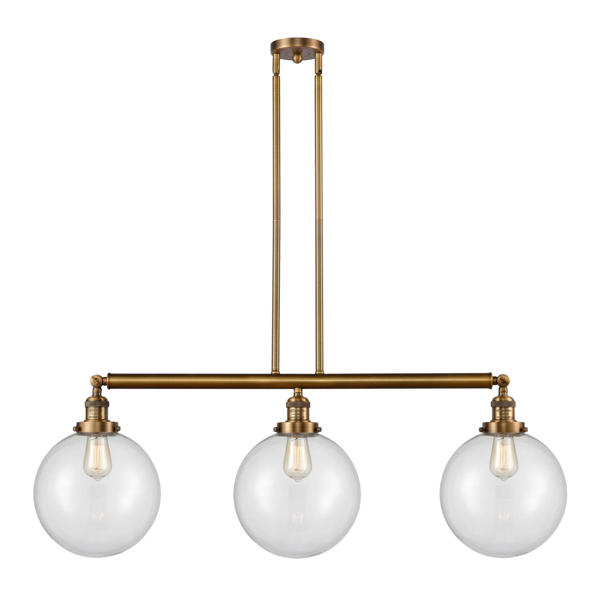 Brushed Brass 3 Light Island Light G617
