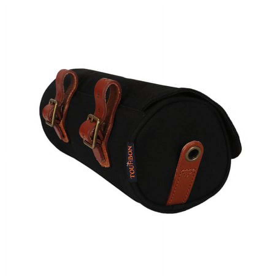 Canvas Black Bicycle Handlebar Bag O465281