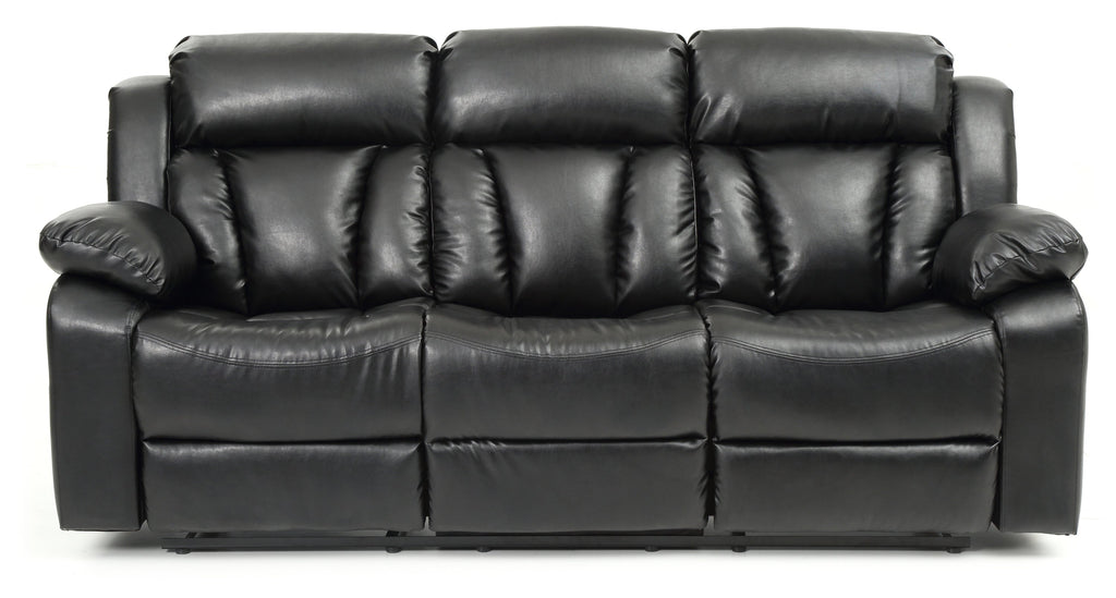 Black Reclining Sofa B9631