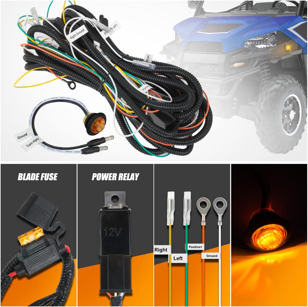 UTV Turn Signal Kit with Horn and LED Blinker S89785