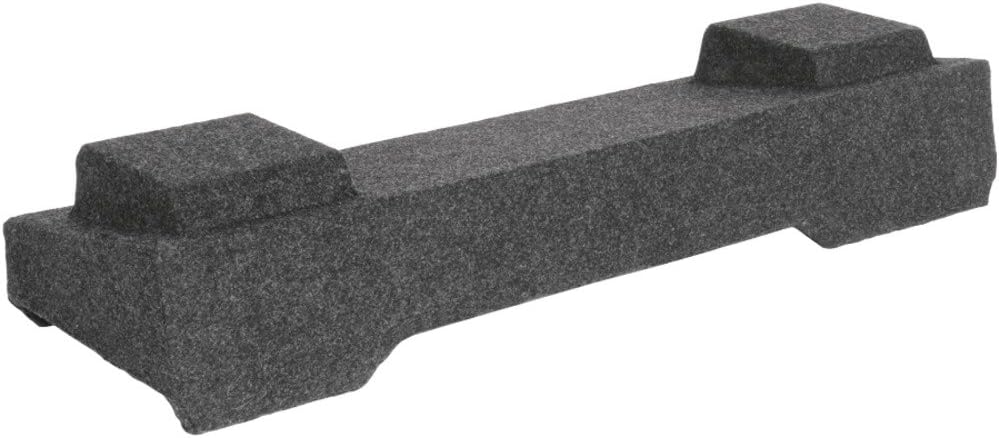 Charcoal Dual 10 Inch Sealed Subwoofer Enclosure for Chevrolet/GMC Crew Cab Q424