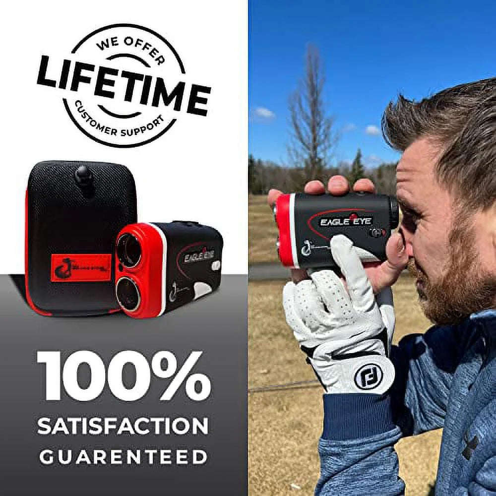 Golf Rangefinder with Slope, 1000 Yard Range, 6X Magnification N86638