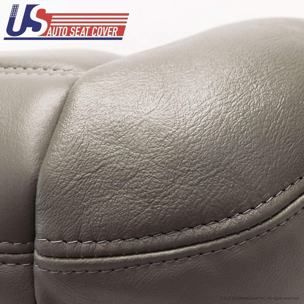 Wheat Gray Genuine Leather Seat Cover M53891