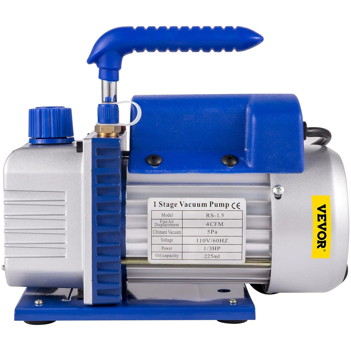Vacuum Chamber Kit with Pump, 4CFM 1/3HP, 2 Gallon B831