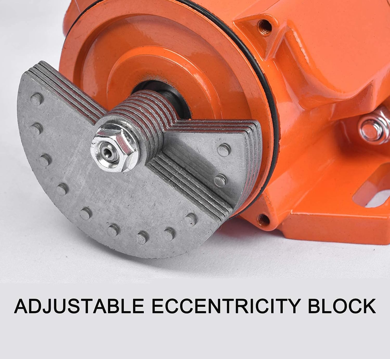 Concrete Vibrator Vibration Motor 60W Mini Single Phase Aluminum Alloy AC 110V 3600rpm Pack of 2 O2400