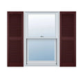 Bordeaux Vinyl Open Louver Shutters G839