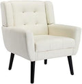 Yellow Upholstered Fabric Accent Chair with Arms J373827