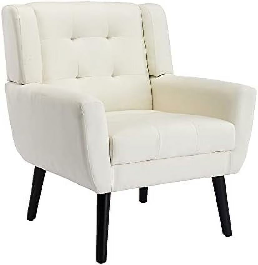 Yellow Upholstered Fabric Accent Chair with Arms J373827