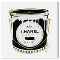 Black Fashion Paint Noir Glam Canvas J30930