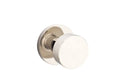 Passage Round Knob with Disk Rose, Bright Nickel P563649