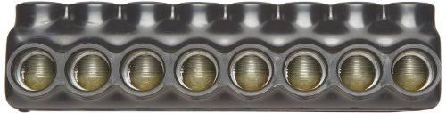 Black Insulated Multi-Cable Connector Dual Entry 8 Ports D874182