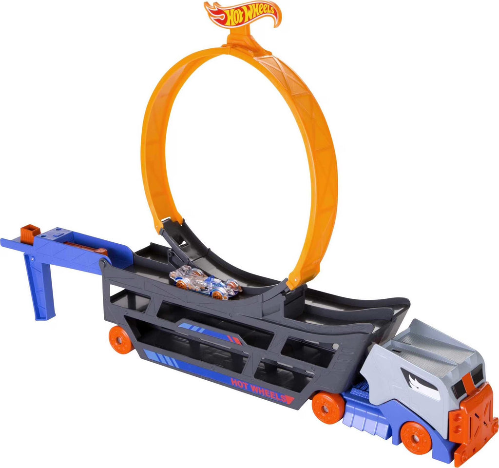 Hot Wheels Stunt and Go Transporter Truck F644343