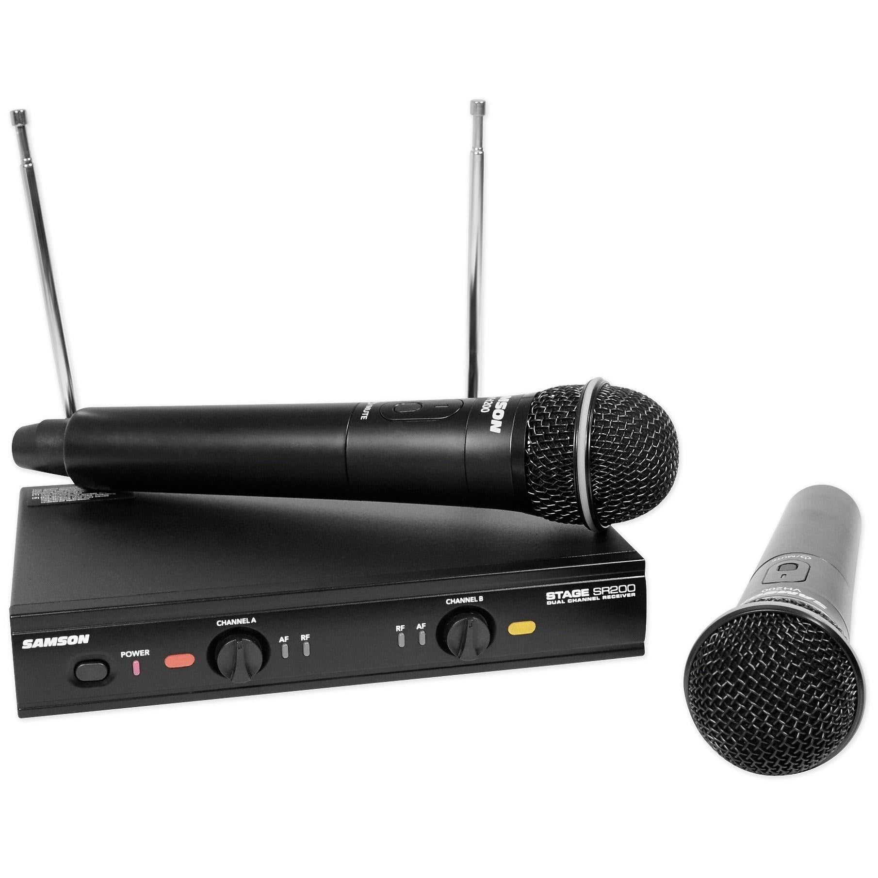 Dual-Channel Handheld VHF Wireless System M294