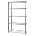 5-Shelf Chrome Wire Shelving Starter Kit 14 x 36 x 63 in. S932099