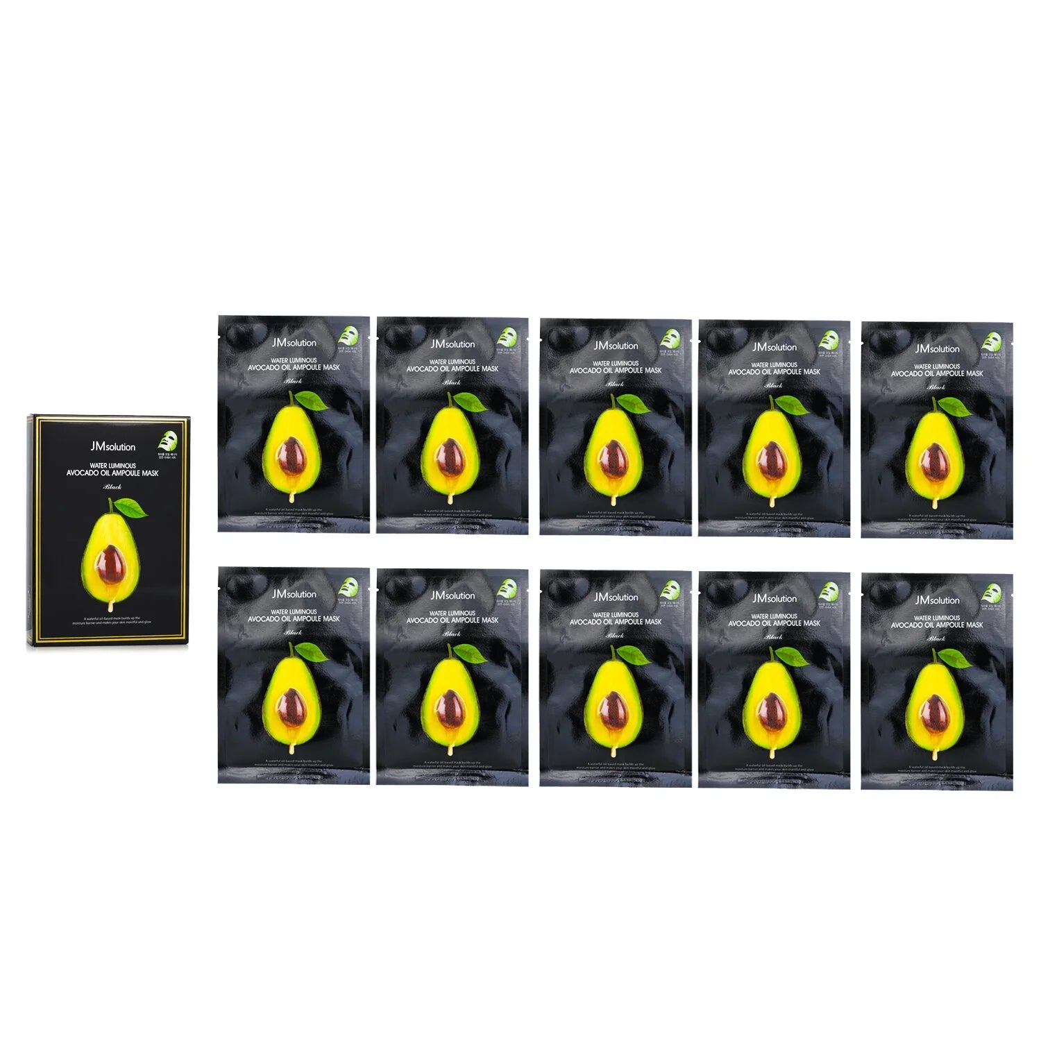Avocado Oil Ampoule Mask 10pcsx35ml G798