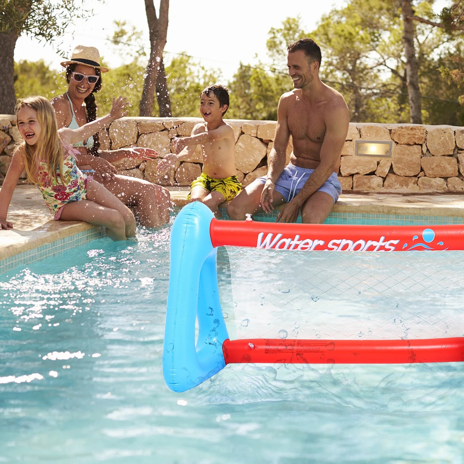 Inflatable Pool Float Set with Volleyballs S3397