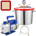Vacuum Chamber Kit with Pump, 4CFM 1/3HP, 2 Gallon B831