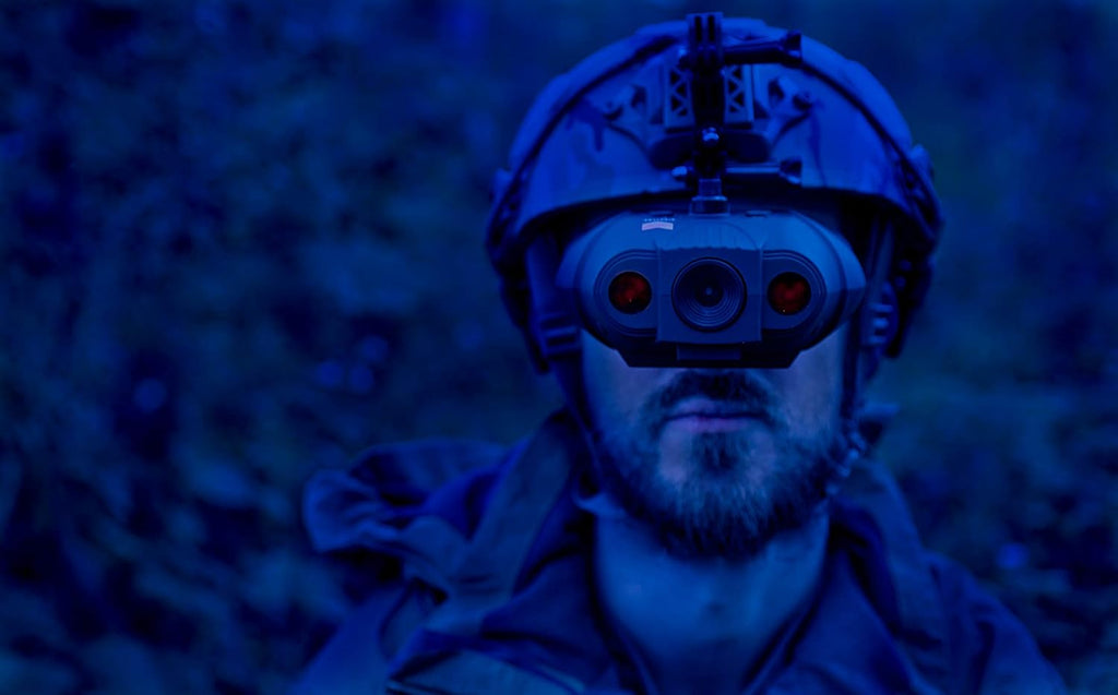 Night Vision Goggles Digital Infrared 1x Magnification 75yd Range Rechargeable Battery E15841