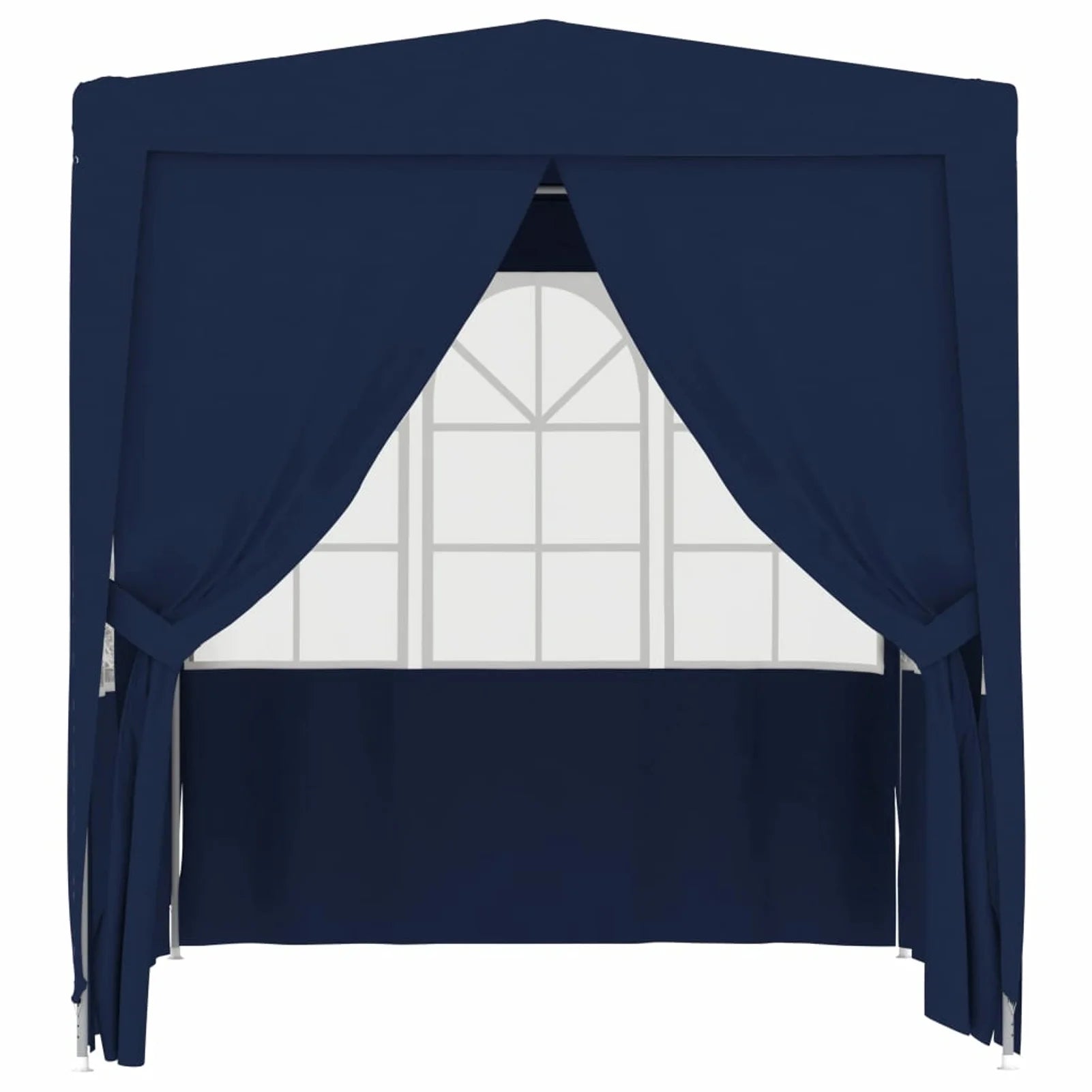 6.6'x6.6' Blue Party Tent with Side Walls E154976