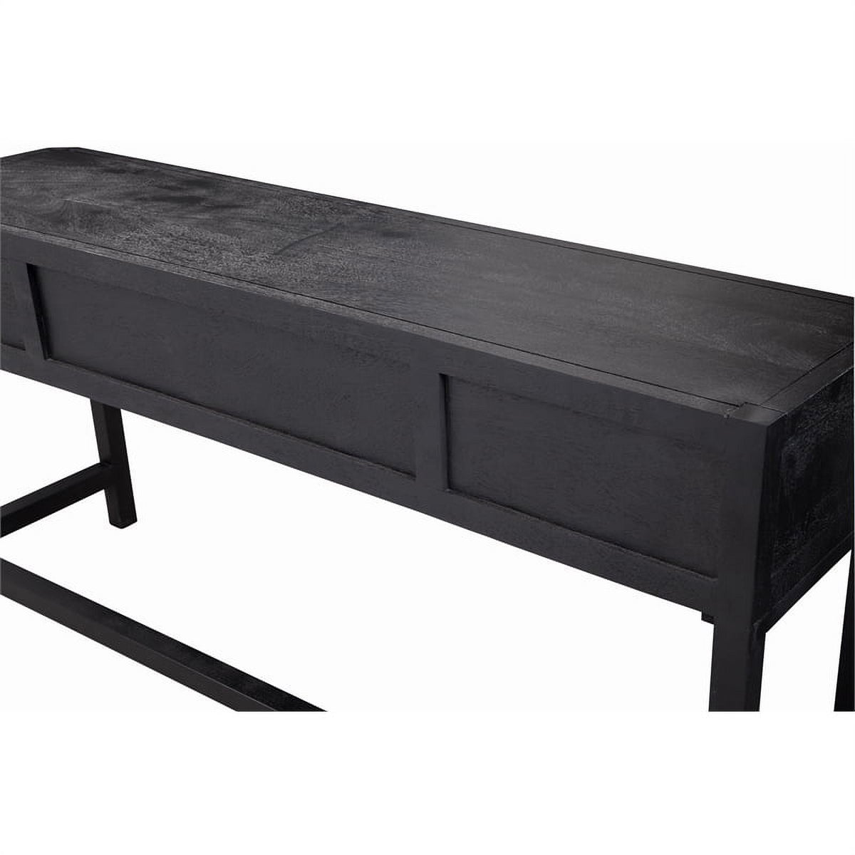 Black Wood Console Table G340