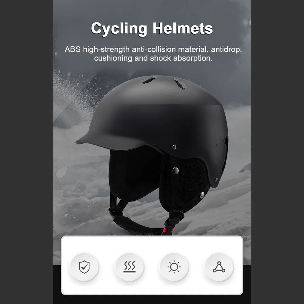 Ski Snowboard Helmets, Winter Cycling Helmets, Motorcycle Electric Bike Safety Gear U179812