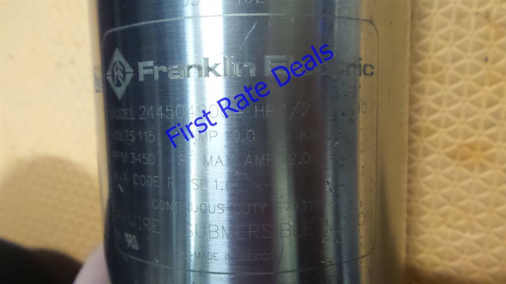 1/2HP 115V 2 Wire Deep Well Pump Q7703