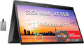 HP Envy x360 2-in-1 15.6" Touchscreen Laptop, AMD Ryzen 7 5825U, 32GB RAM, 2TB PCIe SSD, Black (Renewed) L351