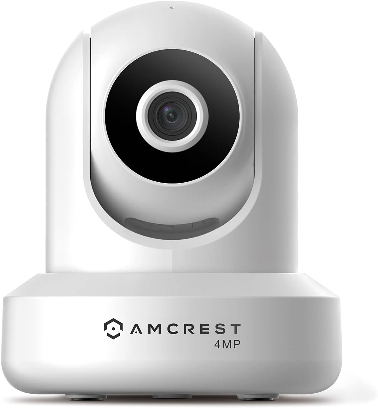 4MP Indoor WiFi Security IP Camera with Pan/Tilt, Two-Way Audio, Night Vision, White, Pack of 2 X537