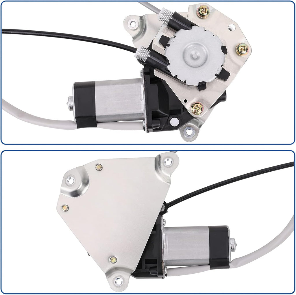 Rear Right Passenger Side Power Window Lift Regulator & Motor Assembly Compatible with 02 03 04 05 06 Jeep Liberty KJ KK Replace OE 68059646AB,748-568 Pack of 2 B610732