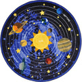 7'7"x22 Round Black Carpet I753