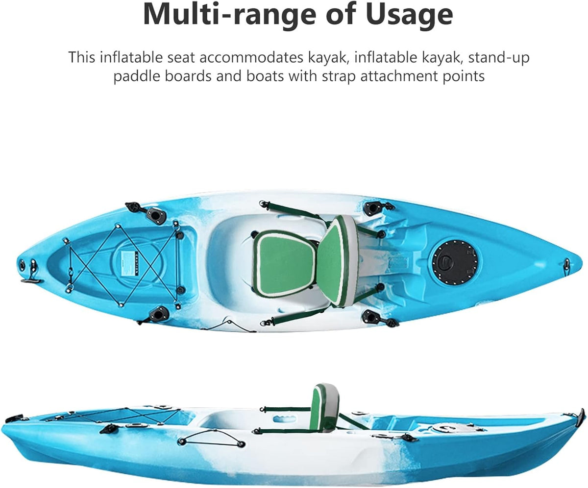 Inflatable Detachable Kayak Seat with Adjustable Straps, Pack of 2 O244297