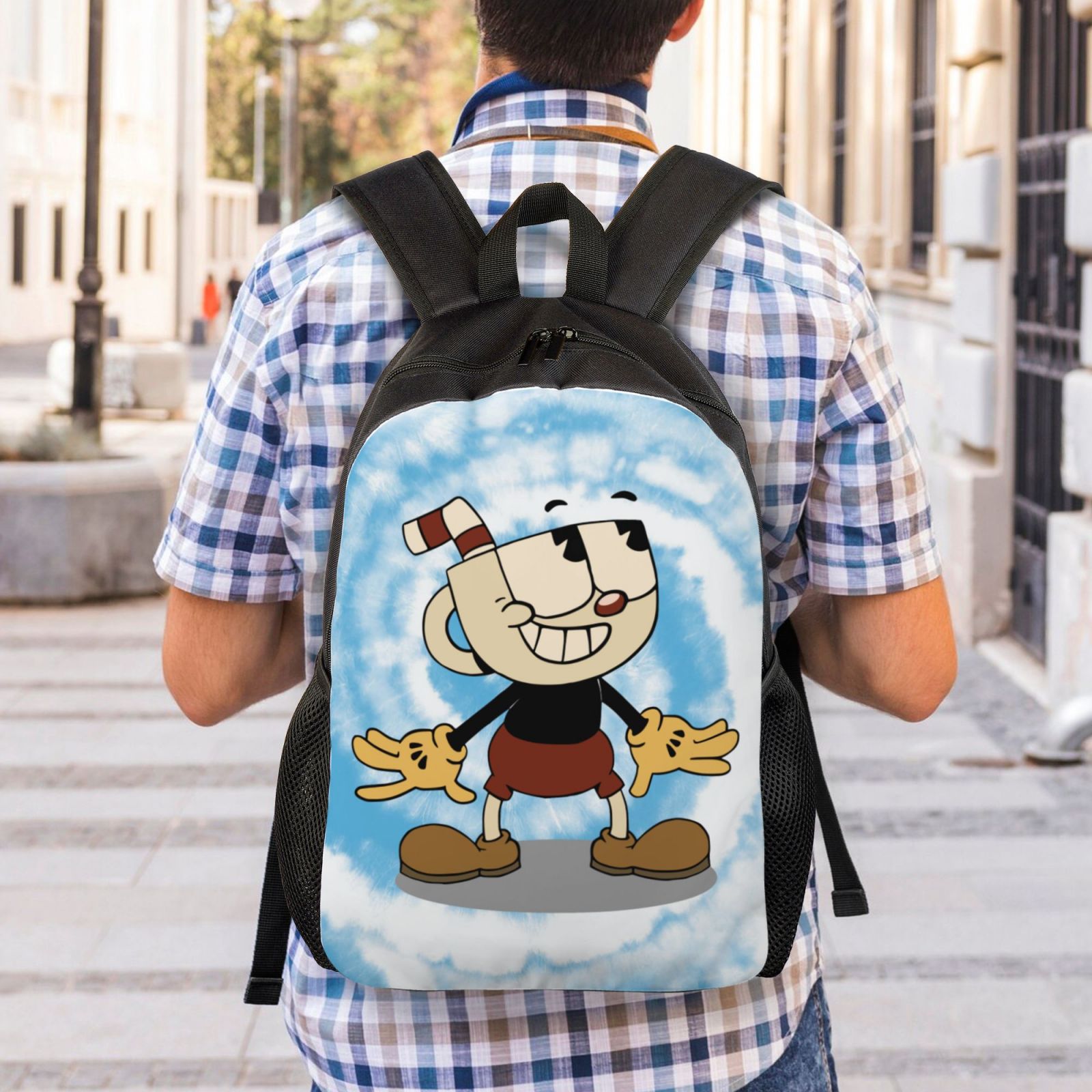 Cuphead Backpack Lightweight Unisex Daypack Bookbag Laptop Rucksack X28929