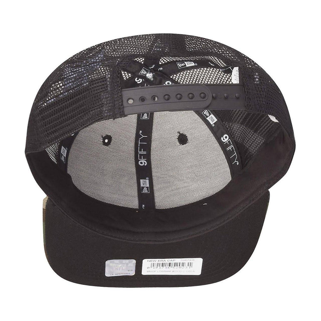 Woodland Camo/Black Trucker Snapback Adjustable Hat F82742