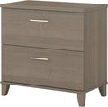 2 Drawer Lateral File Cabinet, Mocha Cherry L758417
