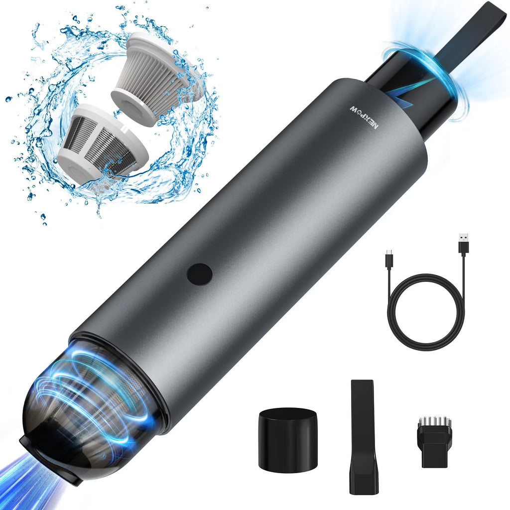 Portable Handheld Car Vacuum with Detachable Power Bank J12287
