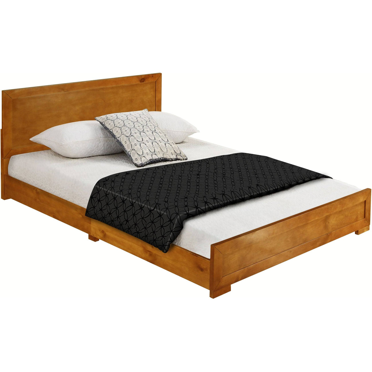 King Wooden Platform Bed M366