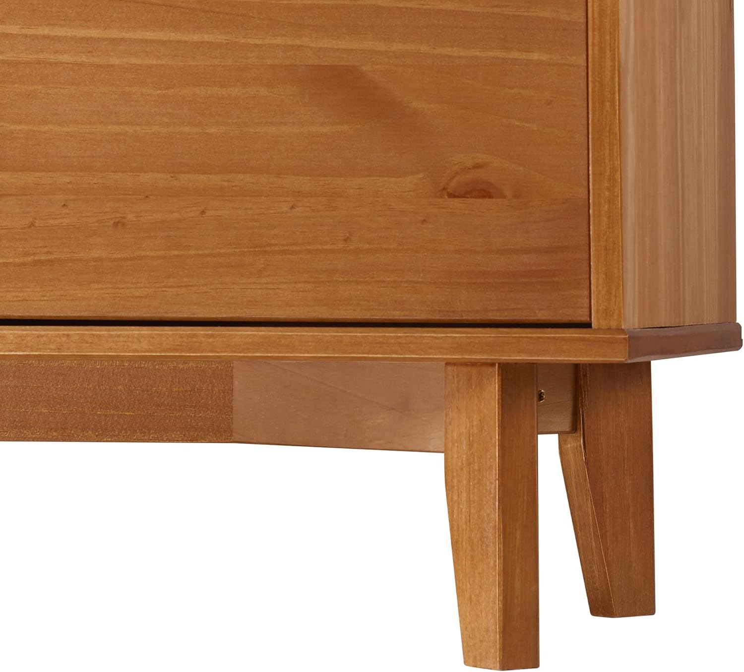 6 Drawer Caramel Wood Dresser B3092