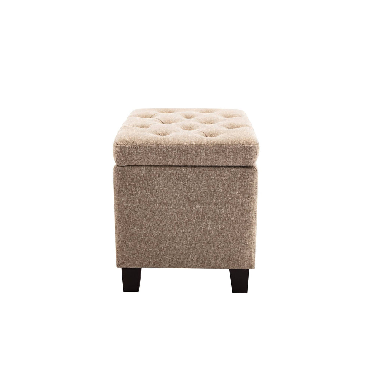 Tufted Storage Ottoman with Hinged Lid Z24990